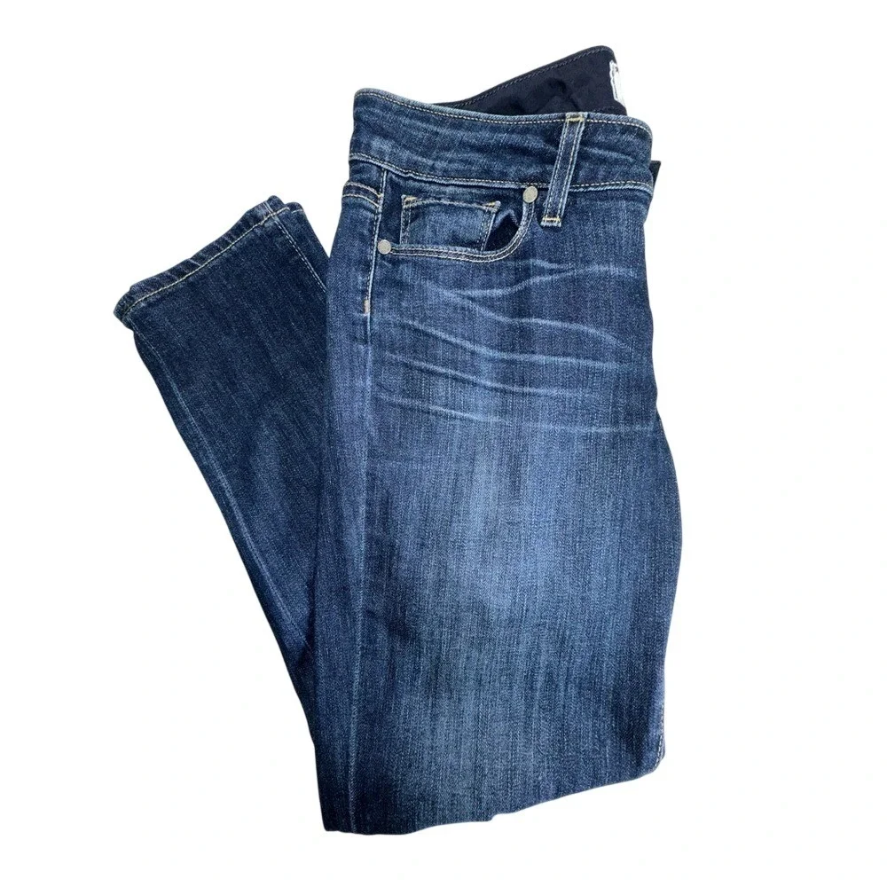 EUC PAIGE Jimmy Jimmy Cropped jeans in Rosalie‎ wash - size 27